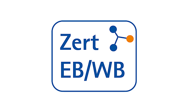 Logo des Zertifikatsprogramms Erwachsenenbildung/Weiterbildung (Zert EB/WB).